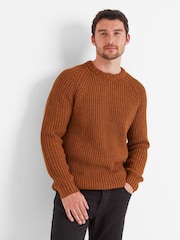 Tog 24 Brown Logan Mens Knitted Jumper - Image 3 of 6