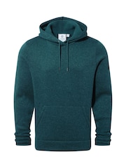 Tog 24 Green Mosby Mens Knitlook Fleece Hoodie - Image 5 of 5