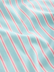 Blue/Pink Stripe Girlfriend Oversized Long Sleeve Shirt - Image 7 of 8