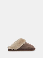 Whistles Nude Emilia Cuff Slippers - Image 1 of 5