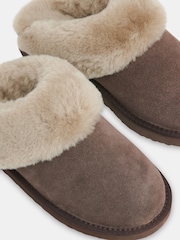 Whistles Nude Emilia Cuff Slippers - Image 3 of 5