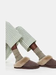 Whistles Nude Emilia Cuff Slippers - Image 5 of 5