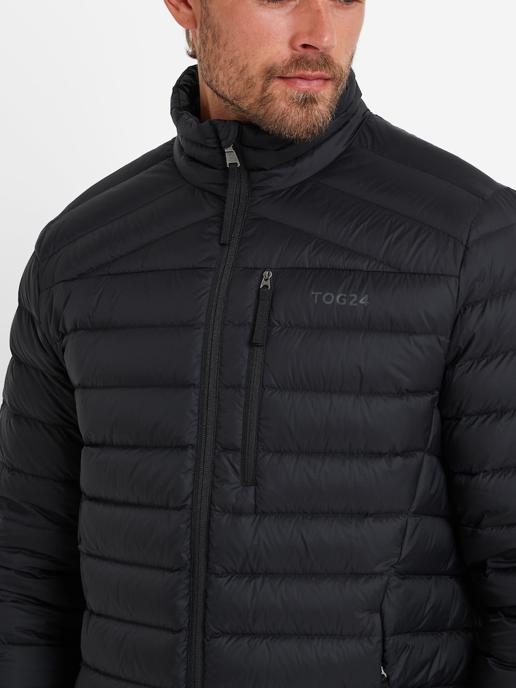 أسود - سترة مضادة للماء من تشكيلة North للرجال من 24 Tog - Image 4 of 4