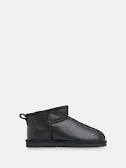 Whistles Black Mable Slipper Boots - Image 1 of 4