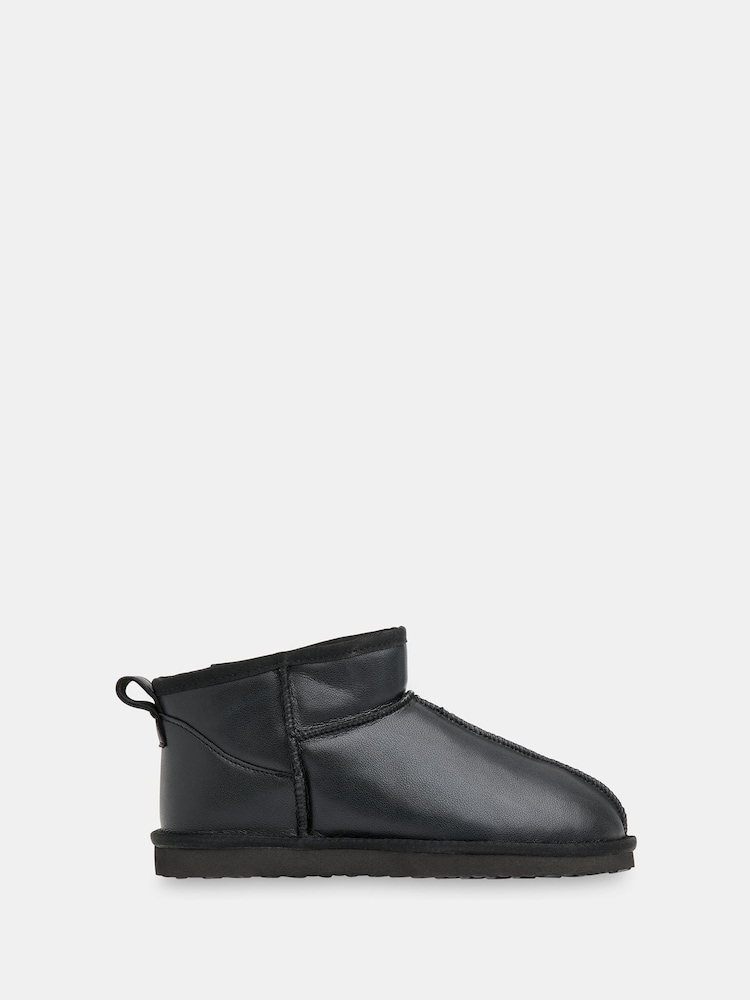 Whistles Black Mable Slipper Boots - Image 1 of 4