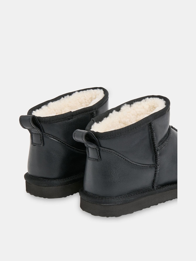 Whistles Black Mable Slipper Boots - Image 2 of 4