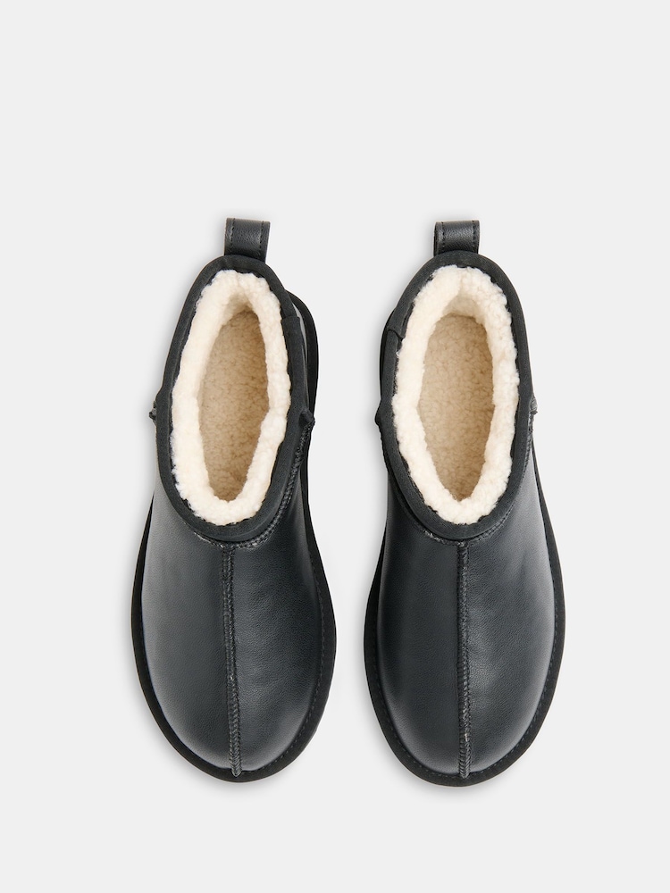 Whistles Black Mable Slipper Boots - Image 3 of 4