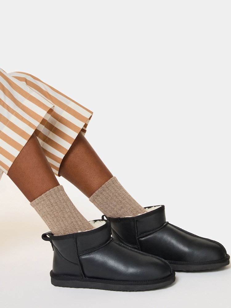 Whistles Black Mable Slipper Boots - Image 4 of 4