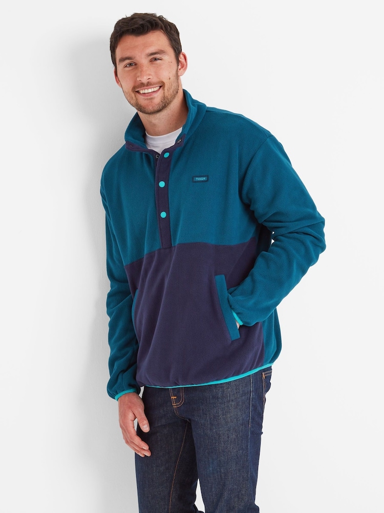 Tog 24 Blue Mens Horth Quarter Zip Fleece - Image 1 of 7