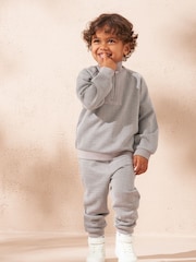 Angel & Rocket Grey Cody Herringbone Tracksuit Set - Image 4 of 4