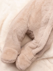 Angel & Rocket Natural Quinn Faux Fur Pramsuit - Image 4 of 4