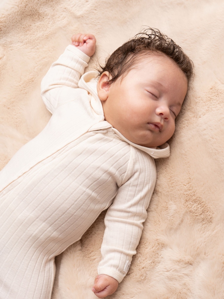Angel & Rocket Natural Marley Bunny Babygrow - Image 3 of 3