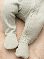 Angel & Rocket Green Remy Babygrow With Hat - Image 4 of 5
