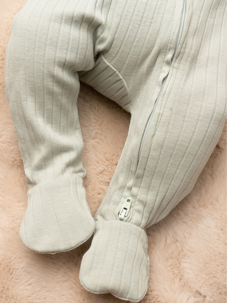 Angel & Rocket Green Remy Babygrow With Hat - Image 4 of 5