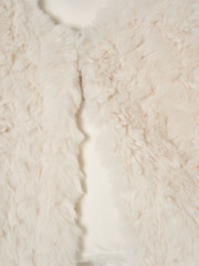 Angel & Rocket Cream Cici Faux Fur Gilet - Image 7 of 7
