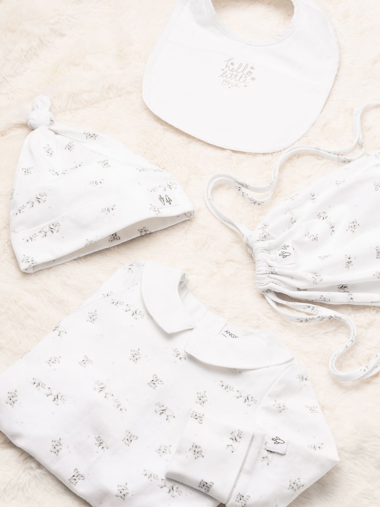Angel & Rocket White Bodie Babygrow Set - Image 3 of 3