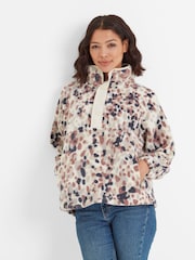 Tog 24 Cream Womens Desun Sherpa Scatter Print Jacket - Image 1 of 7