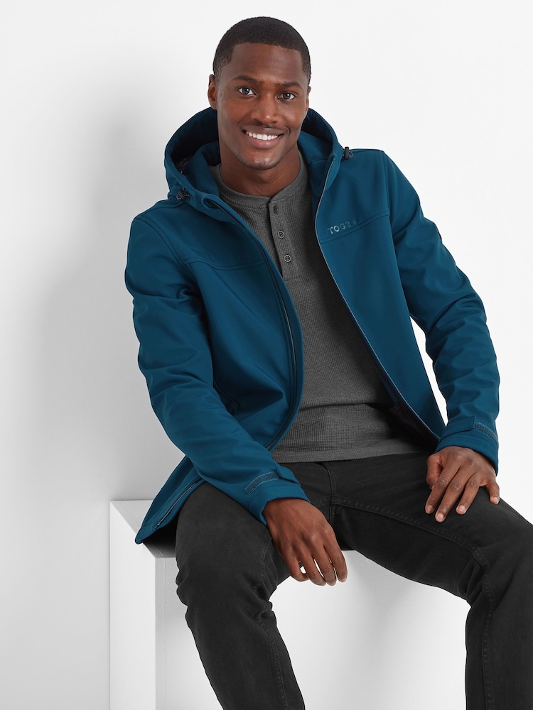 Blauw - Tog 24 Feizor Softshell Hooded and Waterproof Jacket - Image 4 of 7