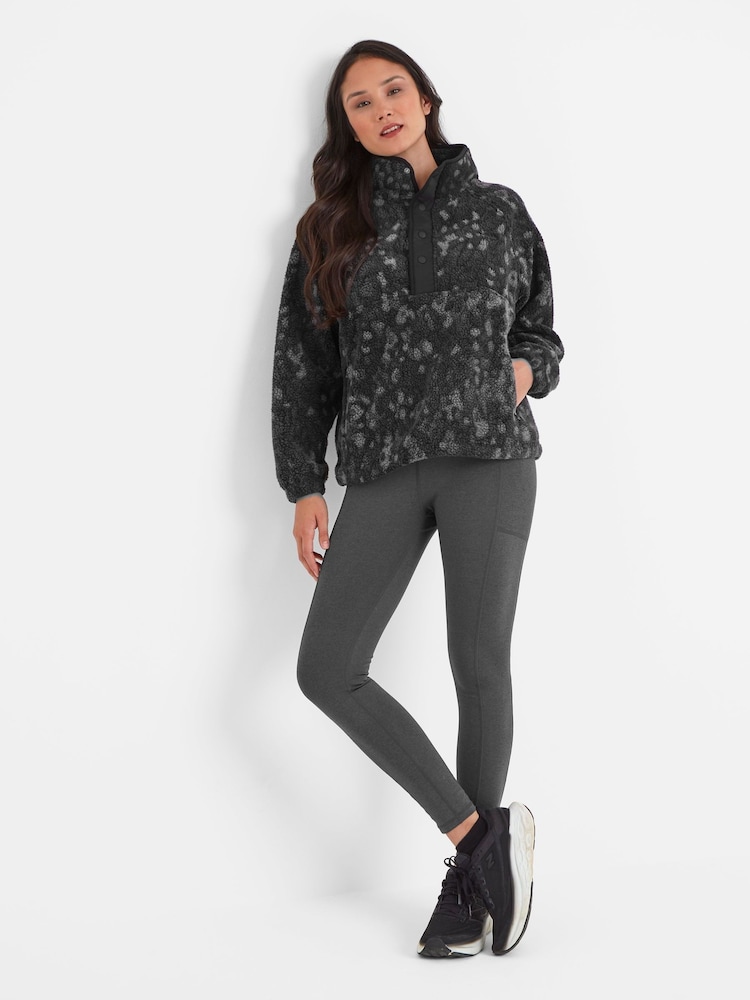 Tog 24 Black Tog 24 Womens Desun Sherpa Scatter Print Fleece Jacket - Image 2 of 6