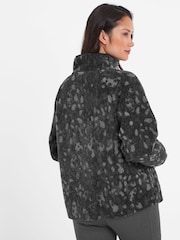Tog 24 Black Tog 24 Womens Desun Sherpa Scatter Print Fleece Jacket - Image 3 of 6