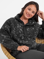Tog 24 Black Tog 24 Womens Desun Sherpa Scatter Print Fleece Jacket - Image 4 of 6