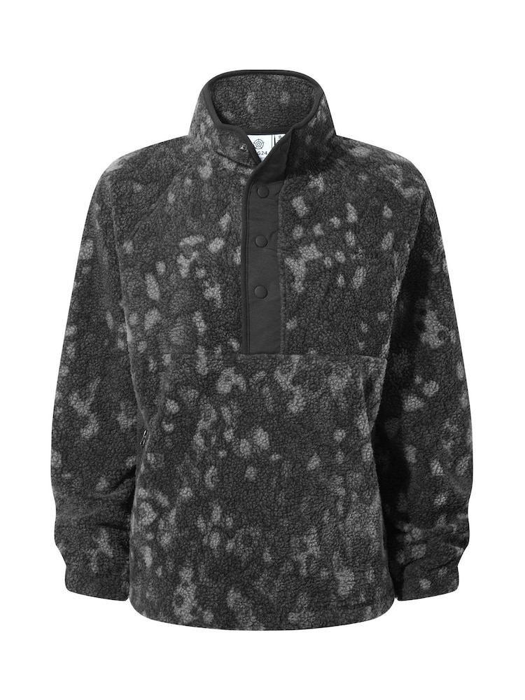 Tog 24 Black Tog 24 Womens Desun Sherpa Scatter Print Fleece Jacket - Image 6 of 6