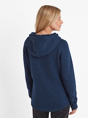 Tog 24 Blue Womens Acer Knitlook Fleece Hoodie - Image 1 of 4