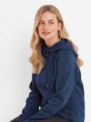 Tog 24 Blue Womens Acer Knitlook Fleece Hoodie - Image 2 of 4