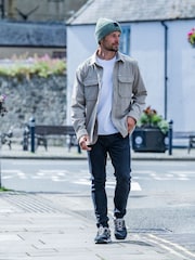 Tog 24 Cream Mens Dante Shacket - Image 1 of 4