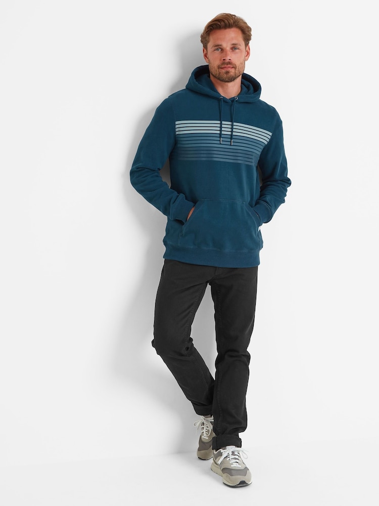 Tog 24 Blue Mens Duxford Overhead Hoodie - Image 1 of 4