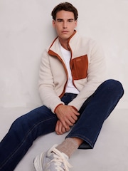 Tog 24 White Mens Cameron Sherpa Fleece - Image 3 of 10