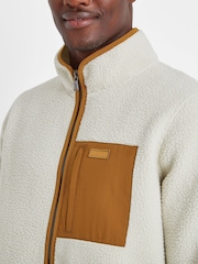 Tog 24 White Mens Cameron Sherpa Fleece - Image 8 of 10