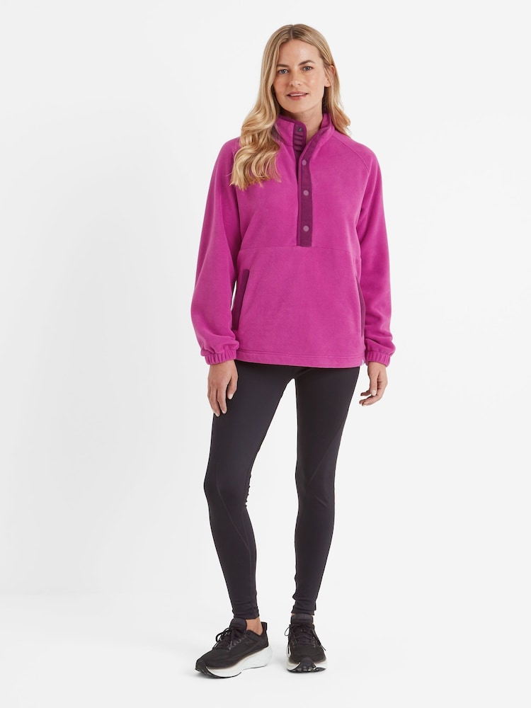 Tog 24 Purple Womens Beasly Half Zip Fleece - Image 1 of 5