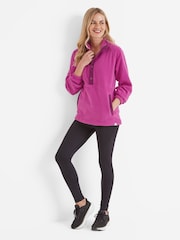 Tog 24 Purple Womens Beasly Half Zip Fleece - Image 2 of 5