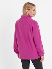 Tog 24 Purple Womens Beasly Half Zip Fleece - Image 4 of 5