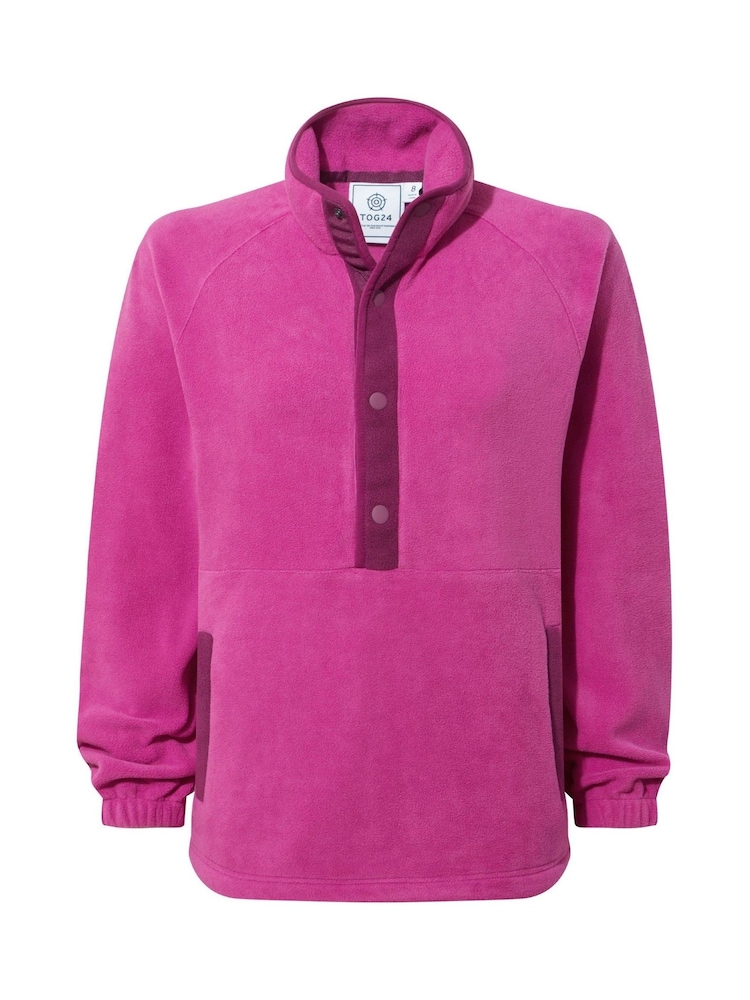 Tog 24 Purple Womens Beasly Half Zip Fleece - Image 5 of 5