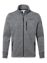 Tog 24 Grey Mens Cresswell Knitlook Fleece Jacket - Image 7 of 7