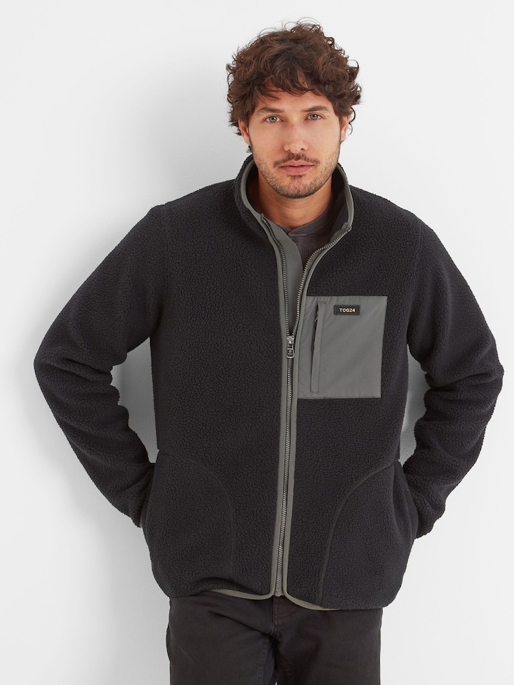 Tog 24 Black Mens Cameron Sherpa Fleece - Image 1 of 7