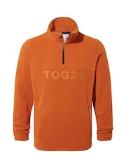 Tog 24 Orange Mens Brandon Quarter Zip Fleece - Image 4 of 4