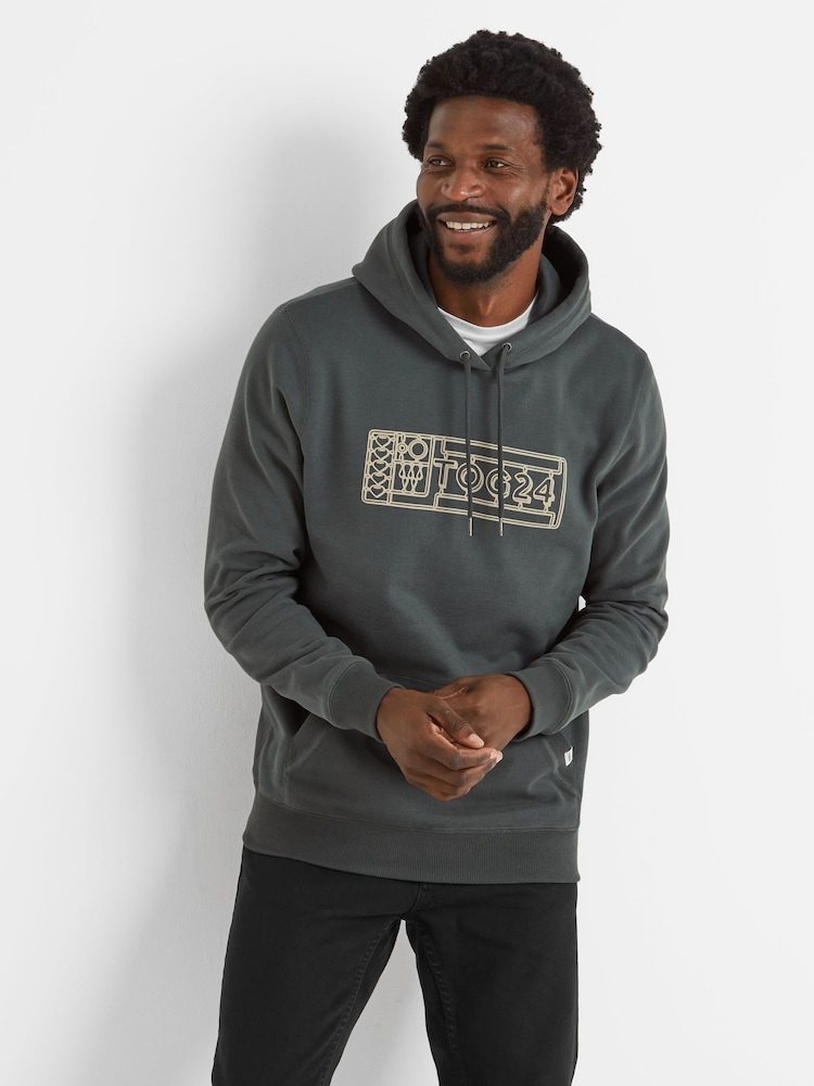 Tog 24 Green Mens Crandon Overhead Hoodie - Image 2 of 5