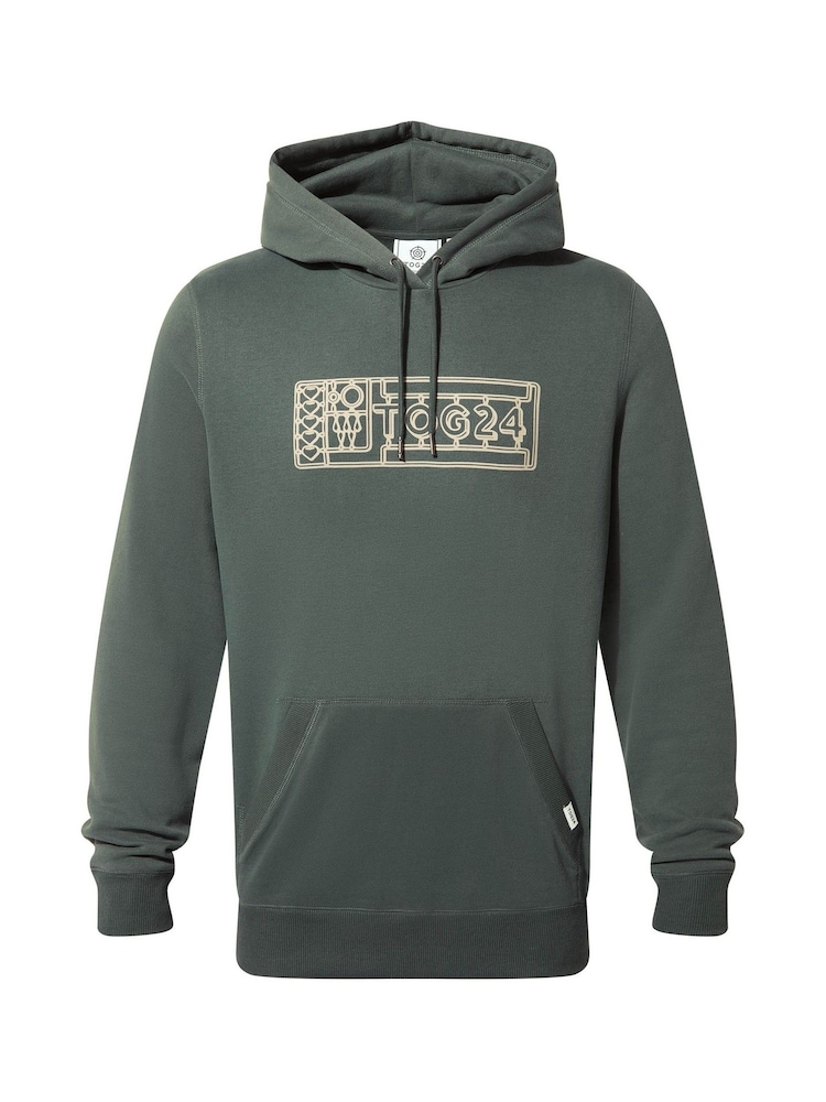 Tog 24 Green Mens Crandon Overhead Hoodie - Image 5 of 5