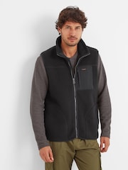 Tog 24 Black Mens Evan Sherpa Gilet - Image 2 of 7