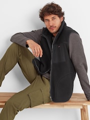 Tog 24 Black Mens Evan Sherpa Gilet - Image 4 of 7