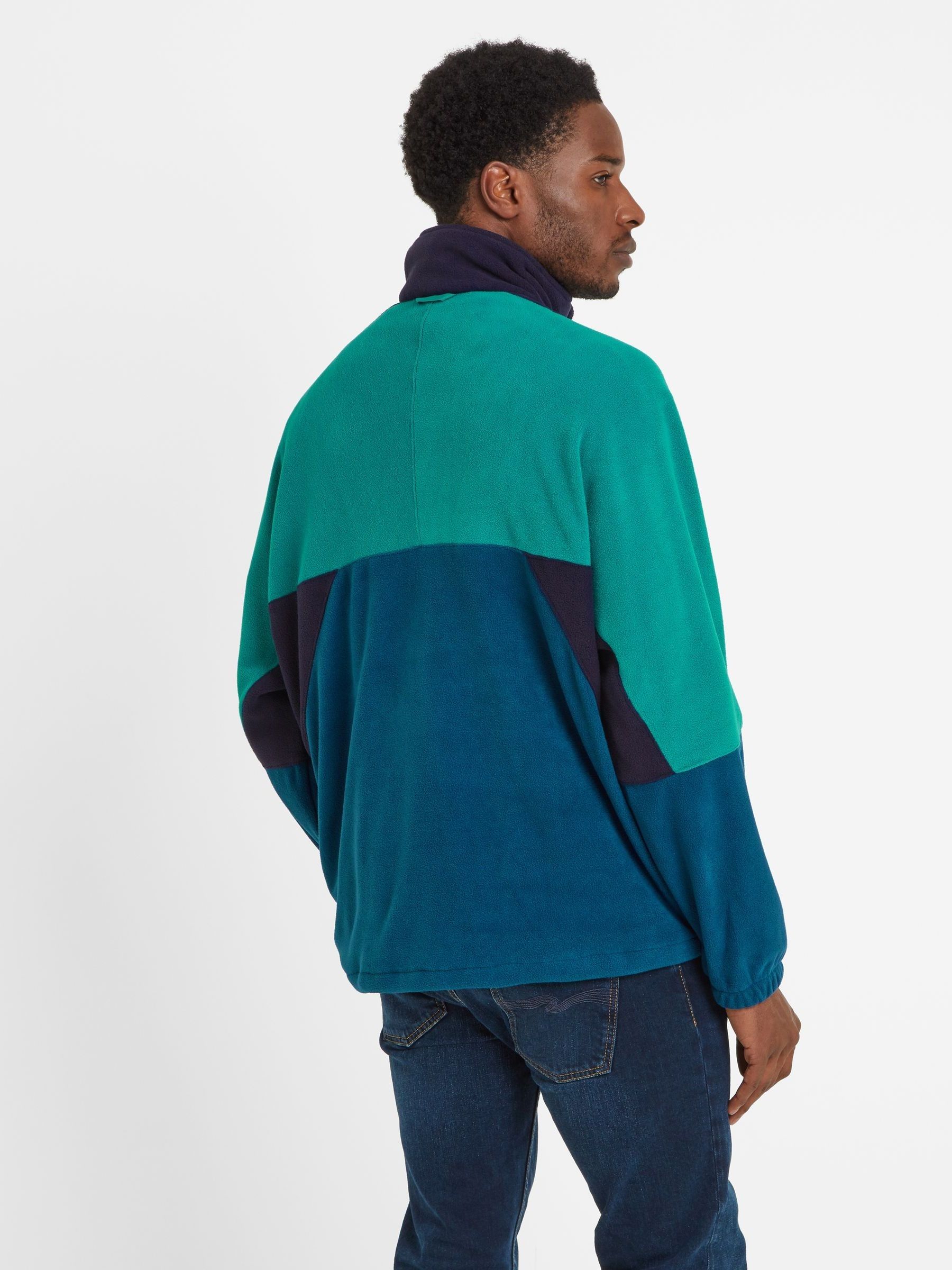 Buy Tog 24 Blue Aztec Style Mens Fleece Jacket from Next Ireland