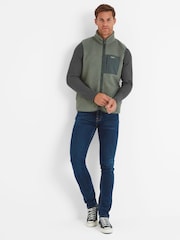 Tog 24 Green Evan Mens Sherpa Gilet - Image 1 of 6