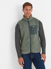 Tog 24 Green Evan Mens Sherpa Gilet - Image 2 of 6