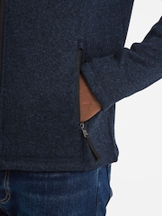 Tog 24 Blue Mens Cresswell Knitlook Fleece Jacket - Image 6 of 7