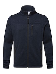 Tog 24 Blue Mens Cresswell Knitlook Fleece Jacket - Image 7 of 7