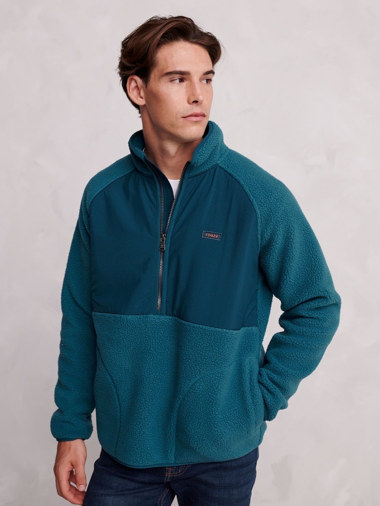 Tog 24 Blue Eldon Mens Sherpa Fleece - Image 1 of 10