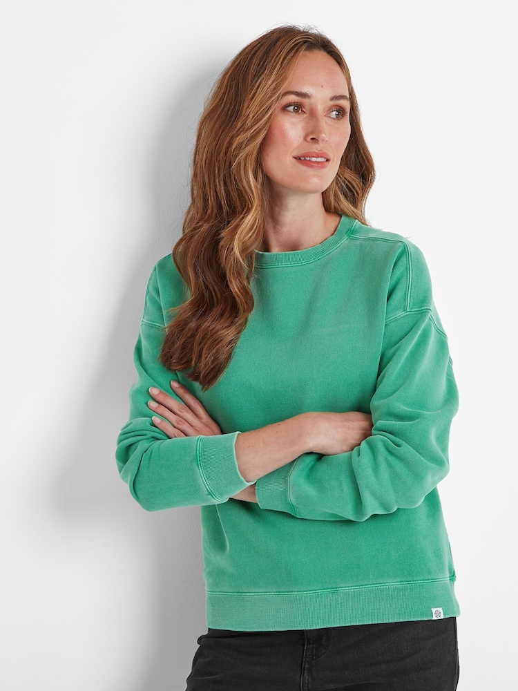 Tog 24 Green Womens Ellis Sweat Jumper - Image 3 of 5